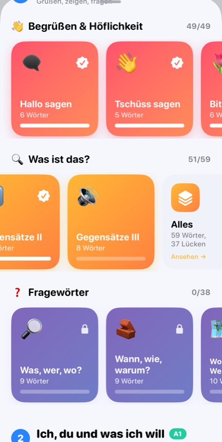 Idemo: der Lernpfad mit Lektionen